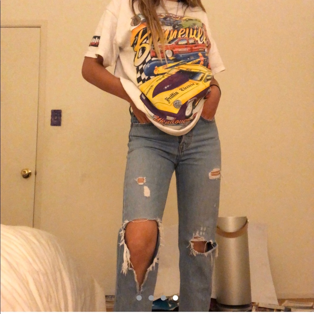 Wedgie straight leg Levi jeans